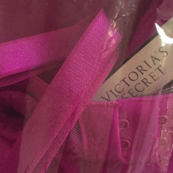 Victoria’s Secret Very Sexy Bombshell Add-2-Cups Lace Shimmer Push Up Bra Pink - Picture 8 of 11